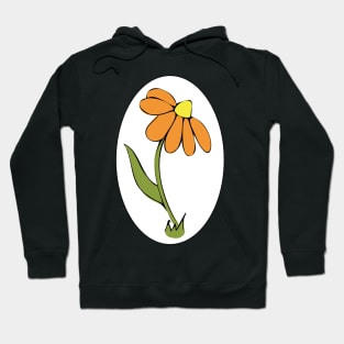 Daisy Whimsical Cartoon Illustration Happy Colours Hoodie